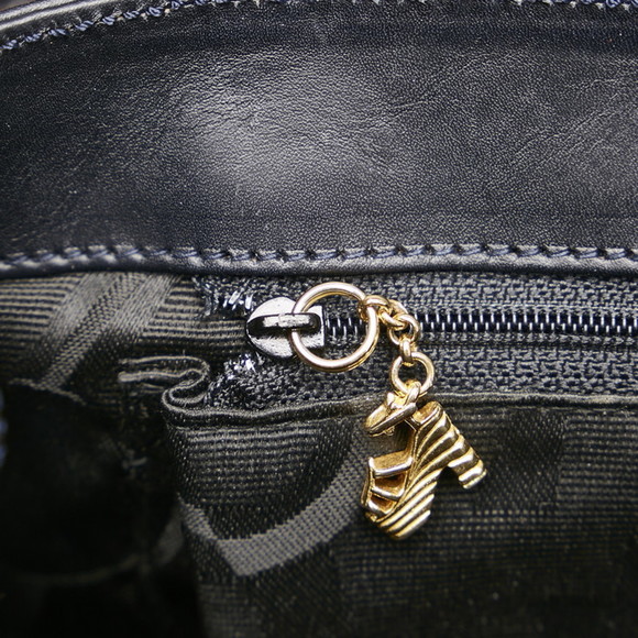 SALVATORE FERRAGAMO Handbag Shoulder Bag AN 21 5209 Black Leather Ladies - Picture 6 of 8